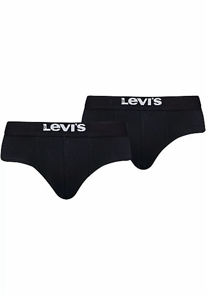 Levis Slip "LEVIS MEN SOLID BASIC BRIEF ORG CO 2P", (2er Pack), mit kontras günstig online kaufen