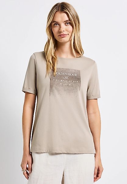 STREET ONE T-Shirt mit U-Boot-Ausschnitt günstig online kaufen