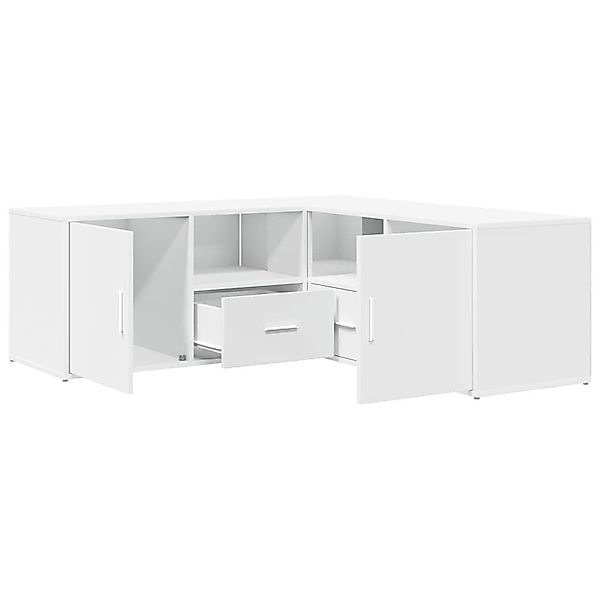 vidaXL Schuhschrank Eckregal Weiß 200x40x45 cm günstig online kaufen