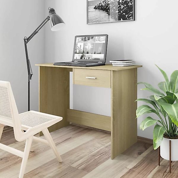 Schreibtisch Sonoma-eiche 100x50x76 Cm Spanplatte günstig online kaufen