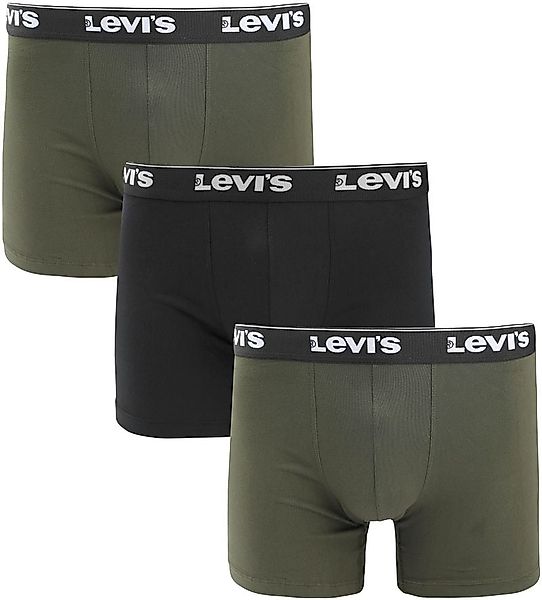 Levi's Boxershorts 3er-Pack Uni Kaki Combo - Größe XL günstig online kaufen