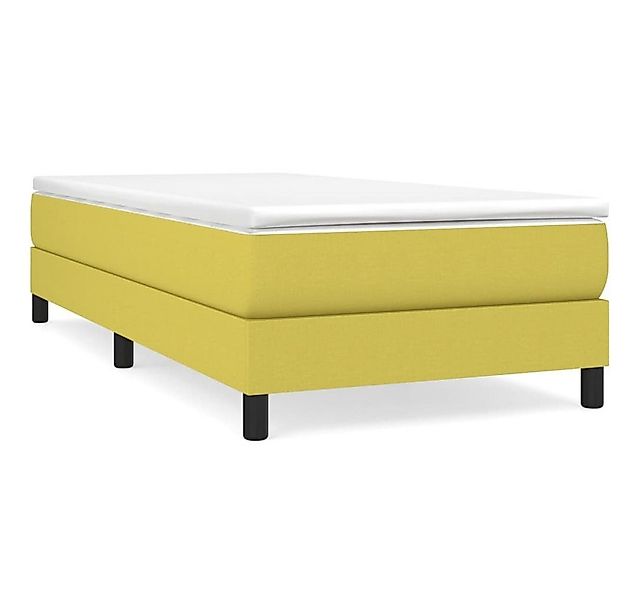 furnicato Bett Boxspringbettgestell Grün 90x200 cm Stoff (1-tlg) günstig online kaufen
