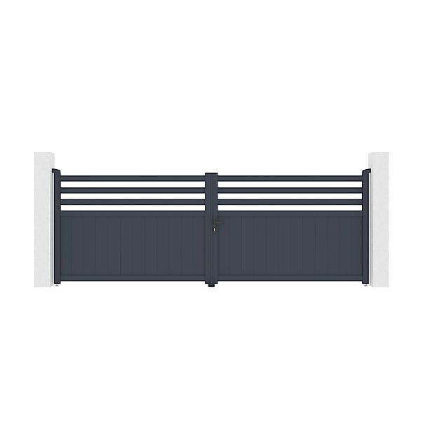 Casanoov Flügeltor Elektrisch 4M Nevis H 140Cm & Drehtorantrieb Hicker B200 günstig online kaufen