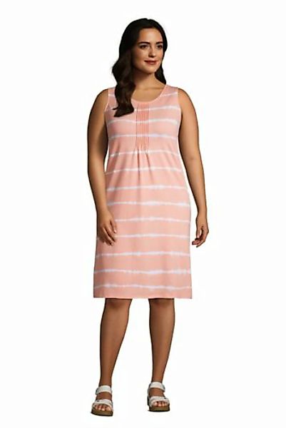 Ärmelloses Kleid mit Biesenfalten in großen Größen, Damen, Größe: 48-50 Plu günstig online kaufen