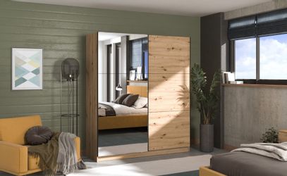 INOSIGN Schwebetürenschrank Sierra Kleiderschrank mit Spiegel günstig online kaufen