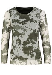 SUBLEVEL Langarmbluse Damen Netz Bluse halb günstig online kaufen