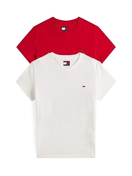 Tommy Jeans T-Shirt "TJW 2PACK C-NECK TEE" Packung, 2er, 2 Stk. tlg. mit Lo günstig online kaufen