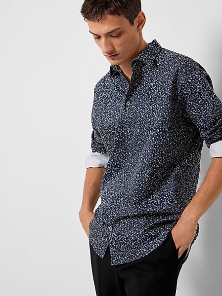 SELECTED HOMME Langarmhemd SLHSLIMSOHO-DETAIL SHIRT LS günstig online kaufen