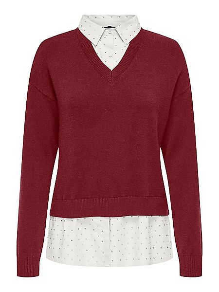 ONLY 2-in-1-Pullover ONLDAGMAR LS COLLAR MIX KNT günstig online kaufen