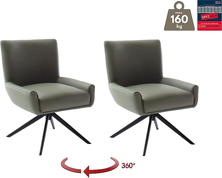 MCA furniture 4-Fußstuhl "WILSON Esszimmerstuhl, Armlehnstuhl, Polsterstuhl günstig online kaufen