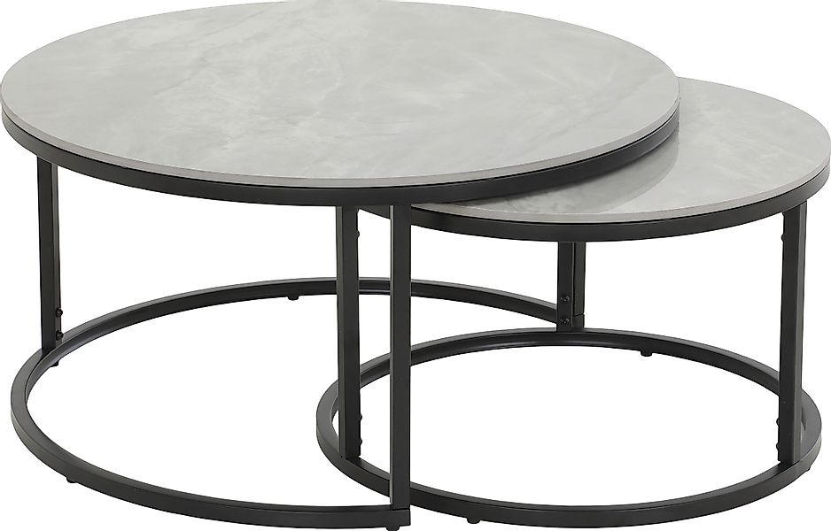 HELA Satztisch »LUIS Topseller, Couchtisch rund« Set, 2 Stk. tlg. 2er Set, günstig online kaufen