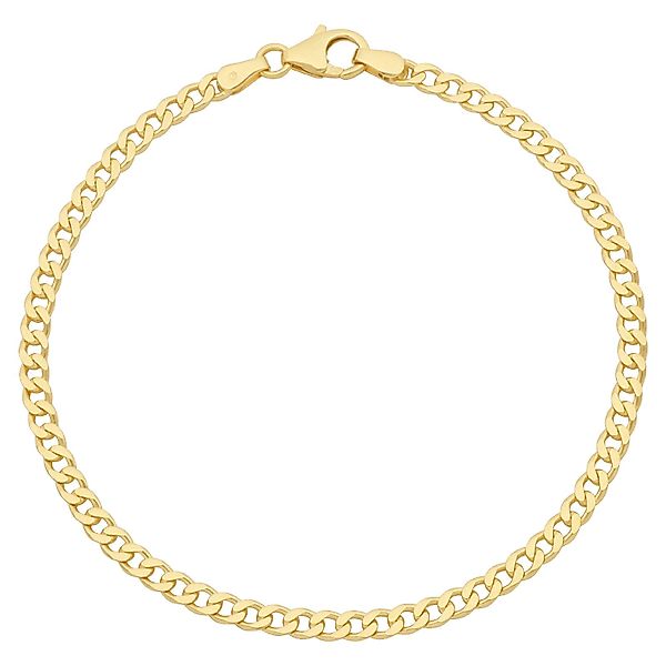 Tony Fein Goldarmband Panzerarmband 3mm 585er günstig online kaufen