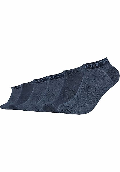 MUSTANG Socken "casual" 6er Pack, 6 Paar tlg. mit softem Materialmix günstig online kaufen