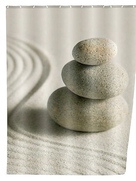 Zurbrüggen Duschvorhang Sand & Stone günstig online kaufen