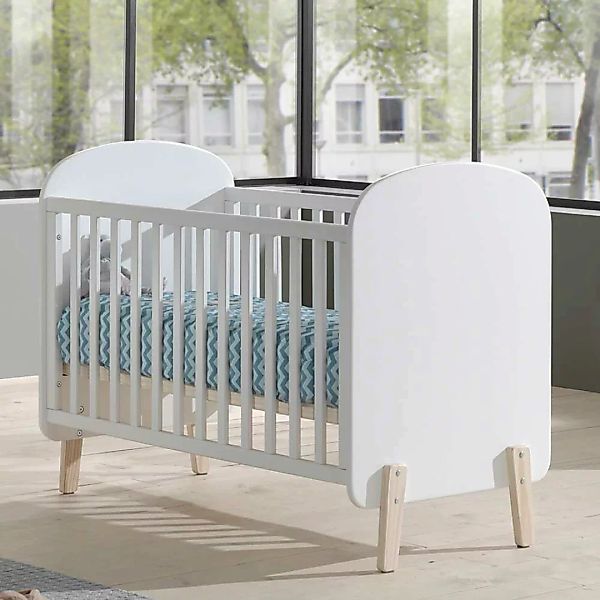 Babybett in Weiß 60x120 cm günstig online kaufen