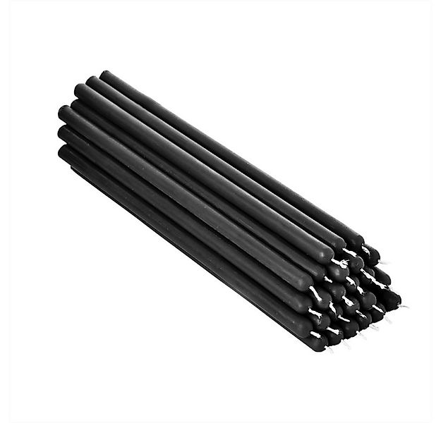 NKlaus Bienenwachskerze 25x Schwarze Bienenwachs 21cm Rußfrei Tafelkerzen günstig online kaufen