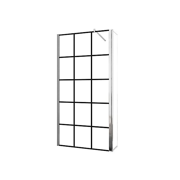 Duschparadies Walk In Dusche 90 x 200cm Mit 30cm Flipper 8mm Nano Glas Seit günstig online kaufen