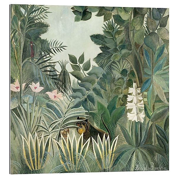 Posterlounge Poster Henri Rousseau, Äquatorialer Dschungel, günstig online kaufen