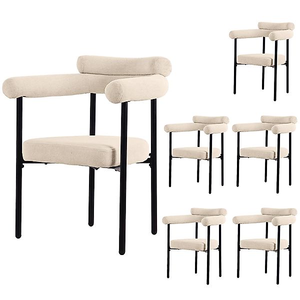 HAUSS SPOLE Esszimmerstuhl 6er Set bequeme günstig online kaufen