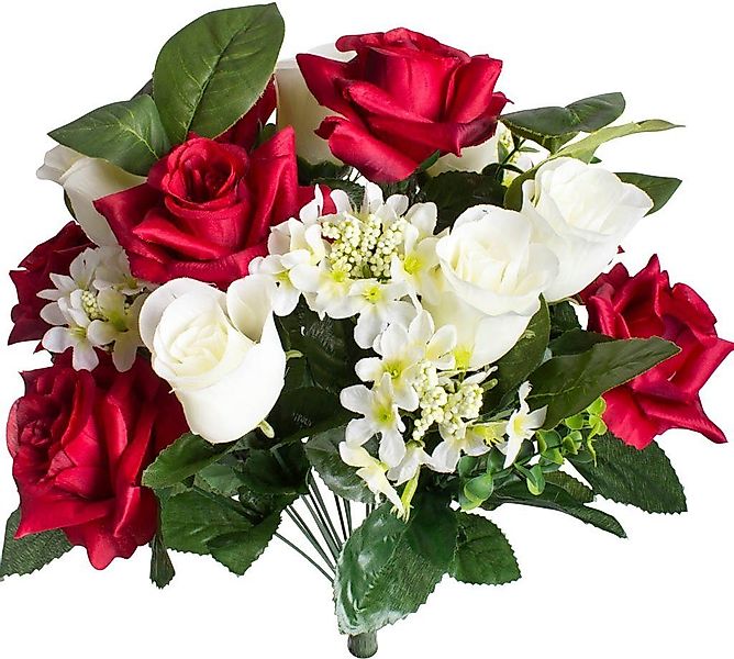 Kunstblume Rosenstrauß Rose, Botanic-Haus, Höhe 42 günstig online kaufen