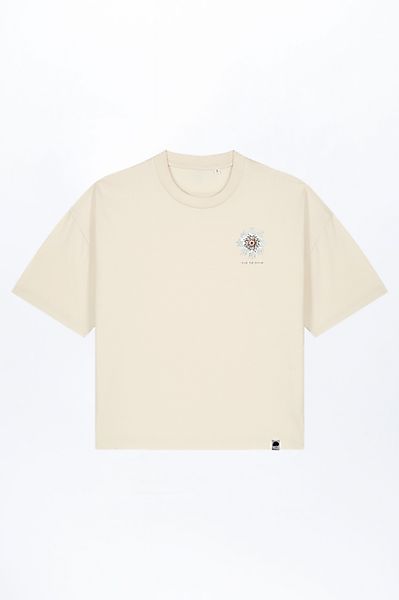 Sea Flower Boxy Fit Damen T-Shirt aus Bio Baumwolle günstig online kaufen