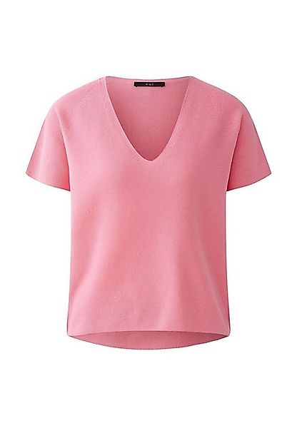 Oui V-Ausschnitt-Pullover Pullover reine Baumwolle günstig online kaufen