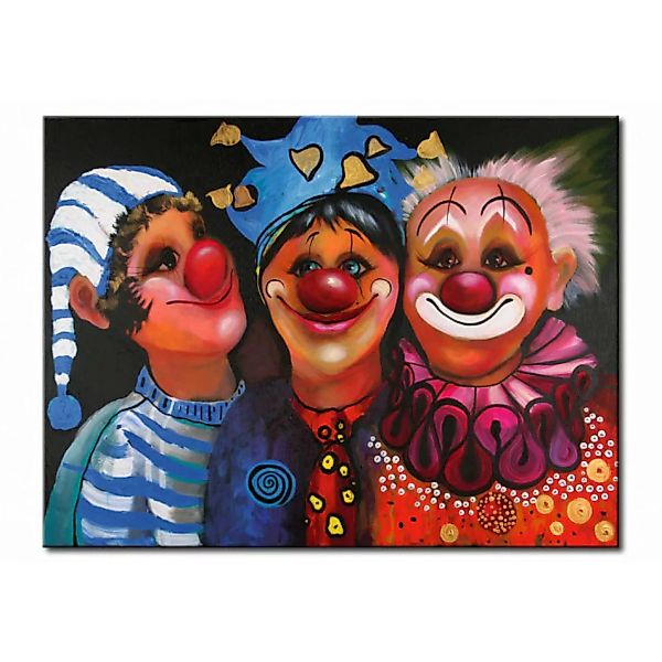 Wandbild Drei Clowns XXL günstig online kaufen