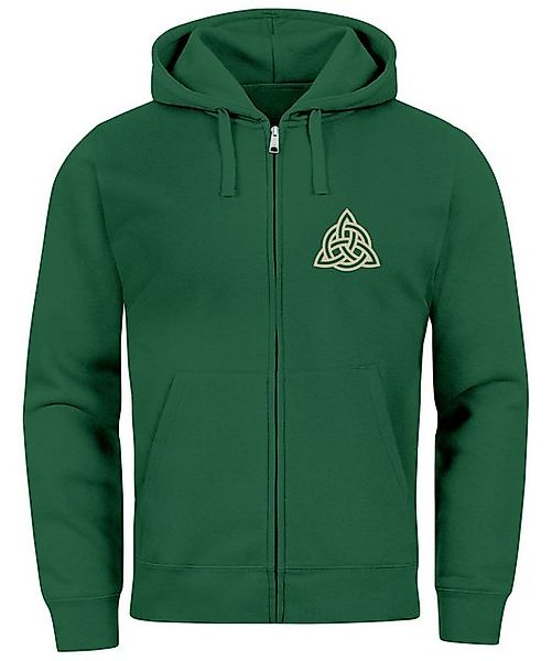 Neverless Sweatjacke Zip Hoodie Herren Sweatjacke mit Kapuze Logo Wikinger günstig online kaufen