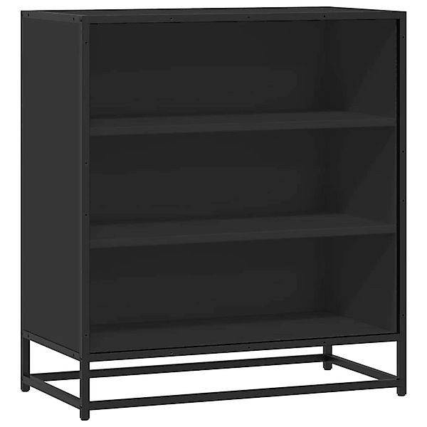 vidaXL Sideboard Schwarz 68x35x76 cm Holzwerkstoff und Metall 848974 günstig online kaufen