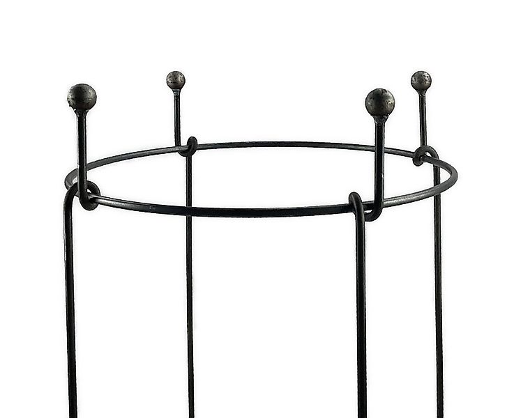 Hirsch Terracotta Rankgitter Staudenhalter KUGEL rund Ø 40 cm Höhe 90 cm, 1 günstig online kaufen