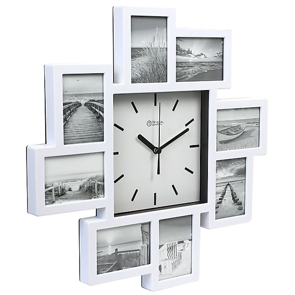 Miraval Funkwanduhr Design Funk-Bilderahmenwanduhr günstig online kaufen