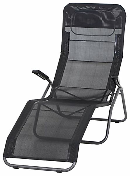 Siena Garden Gartenliege "Anco", Stahl/Textil, klappbar günstig online kaufen
