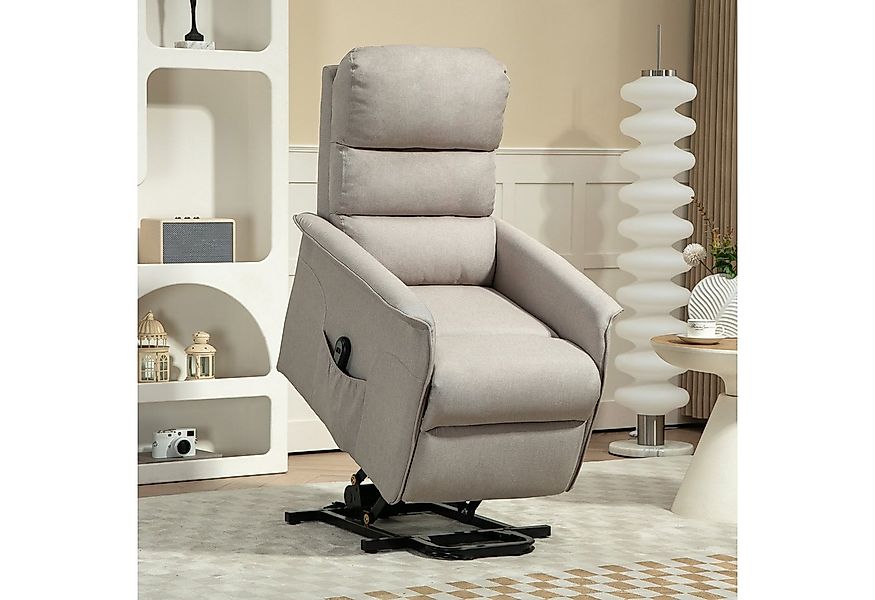 HOMCOM Relaxsessel Sessel mit Aufstehhilfe und Fußstütze (TV-Sessel, 1-St., günstig online kaufen