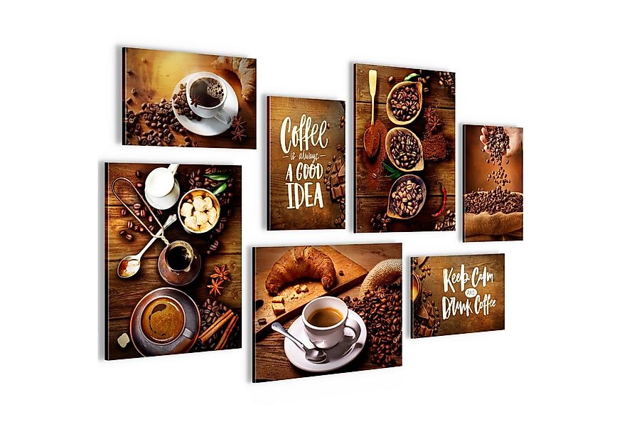 Novart Wandbild Küche Esszimmer Kaffee Braun günstig online kaufen