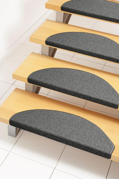 Andiamo Stufenmatte "Rambo, Made in Poland" halbrund 4 mm Höhe melierte Sch günstig online kaufen