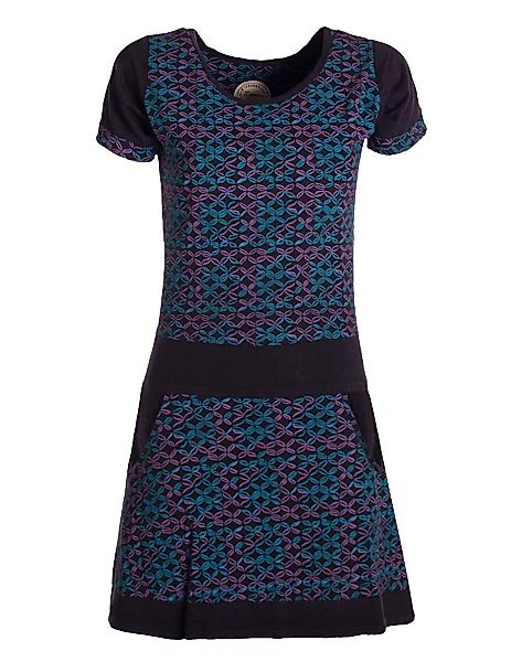 Vishes Tunikakleid Damen Longshirt-Kleid kurzarm Mini-Kleid günstig online kaufen