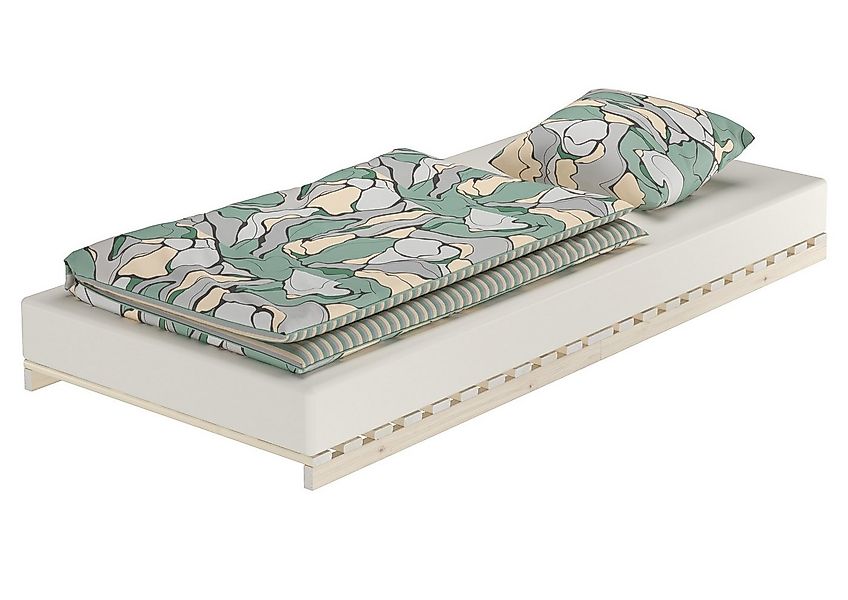 ERST-HOLZ Futonbett Niederflurbett Metallfrei 90 x 200 cm Futon Fichte Mass günstig online kaufen