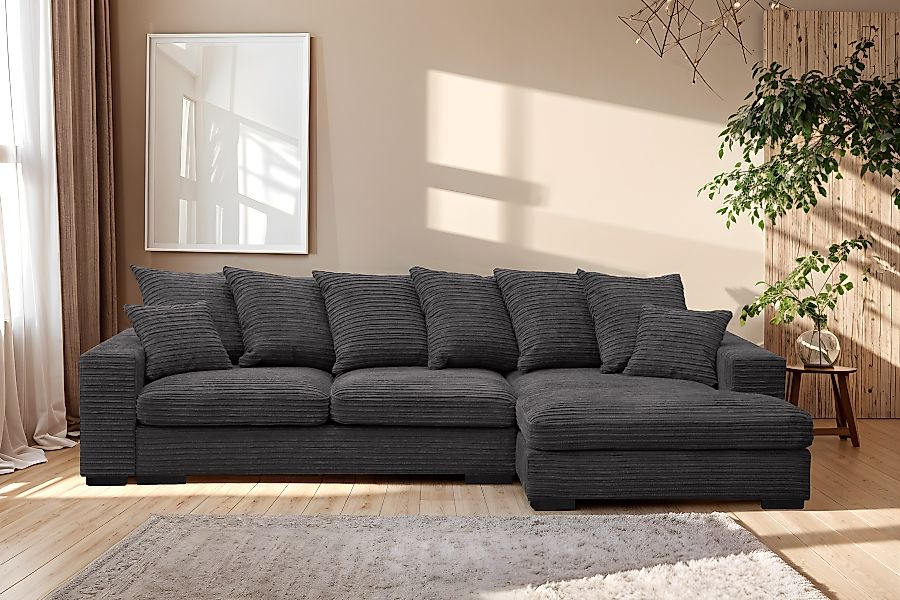 Kaiser Möbel Ecksofa Sofa L-form, Couch günstig online kaufen