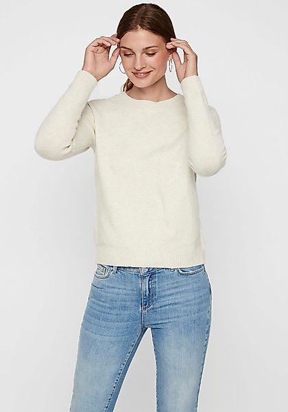 Vero Moda Rundhalspullover "VMDOFFY", in melierter Optik günstig online kaufen