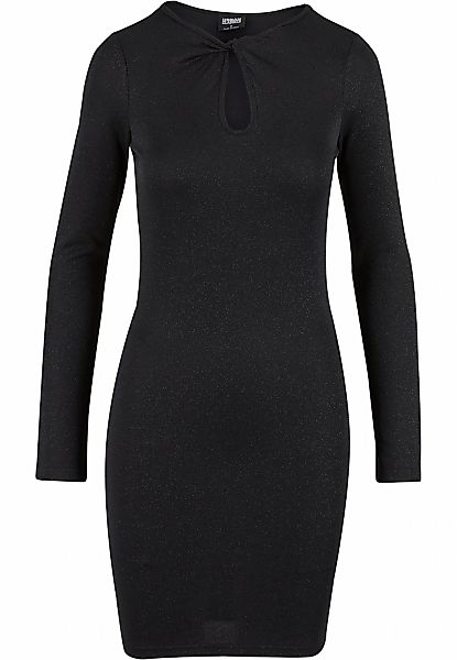 URBAN CLASSICS Shirtkleid "Urban Classics Ladies Glitter Longsleeve Dress" günstig online kaufen