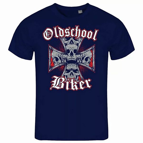 deinshirt Print-Shirt Herren T-Shirt Old School Biker Funshirt mit Motiv günstig online kaufen