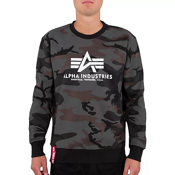 Alpha Industries Basic Camo Sweatshirt M Black Camo günstig online kaufen