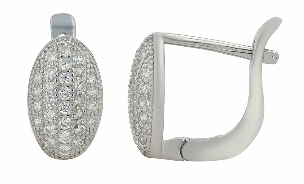 Adelia´s Klappcreolen "Damen Ohrringe – Klappcreole aus 925 Silber" Eine sc günstig online kaufen