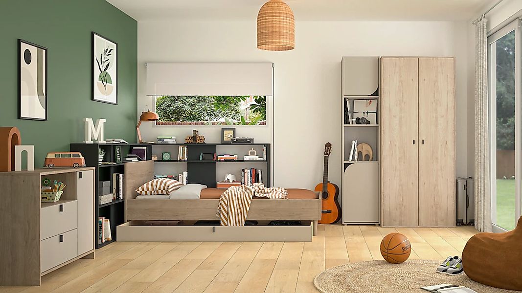 Gami Kinderbett "RITMO" Ein modernes Bett, das sich jedem Interieur anpasst günstig online kaufen