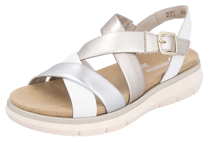 Remonte Riemchensandale "Elisabeth Hurley-Collection", Keilabsatz, Sommersc günstig online kaufen