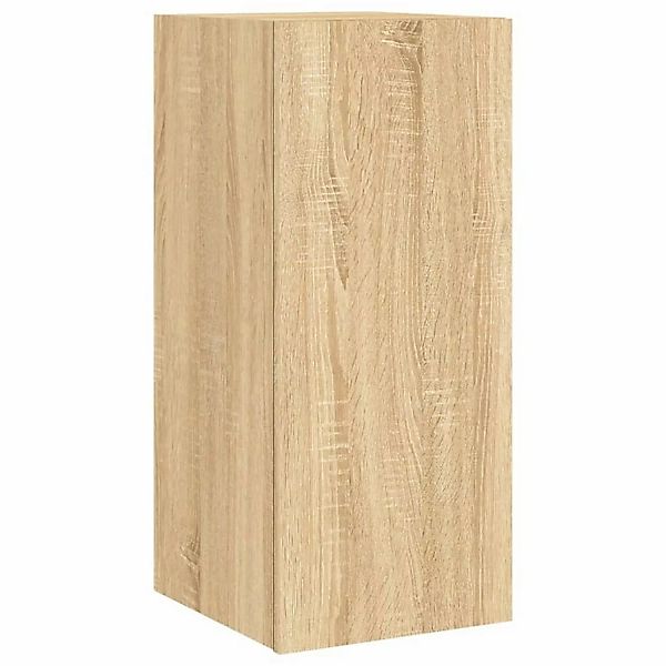 vidaXL TV-Schrank TV-Wandschrank mit LED-Leuchten Sonoma-Eiche 30,5x35x70 c günstig online kaufen