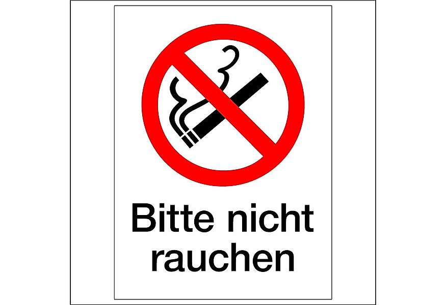 Wichelhaus Bild Rauchen verboten Schild - 26x19cm selbstklebend, Rauchen ve günstig online kaufen