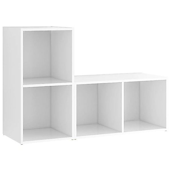 furnicato TV-Schrank TV-Schränke 2 Stk. Weiß 72x35x36,5 cm Holzwerkstoff (1 günstig online kaufen