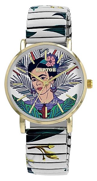 Raptor Quarzuhr Frida Kahlo Edition mit Edelstahlzugband günstig online kaufen