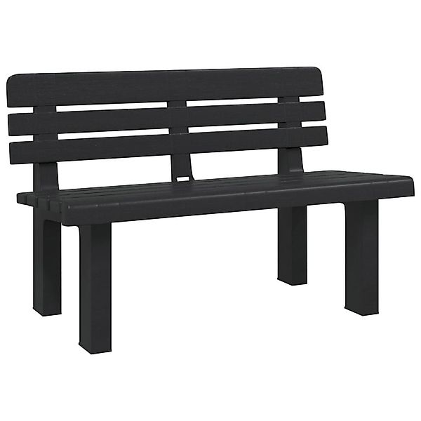 vidaXL Gartenbank Gartenbank Anthrazit 110x52x71 cm günstig online kaufen